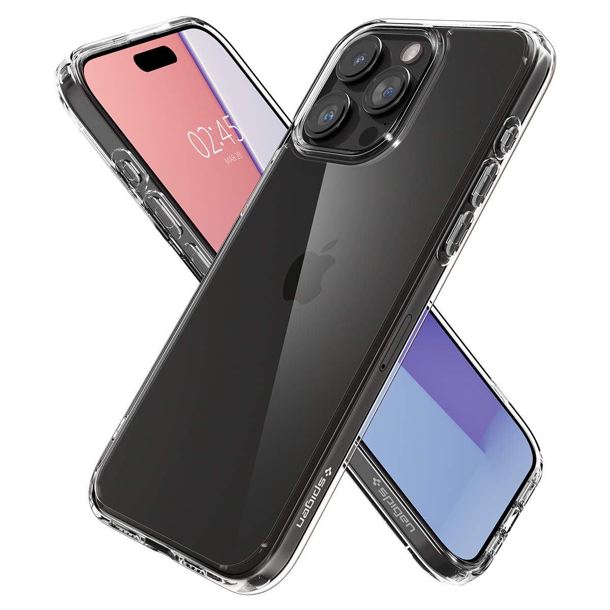 Etui Spigen Crystal Hybrid do Apple iPhone 15 Pro Max, przezroczyste